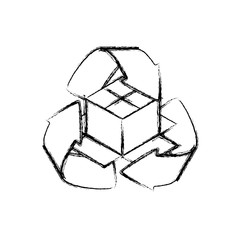 Box delivery package icon vector illustration graphic design