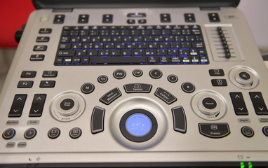 Keyboard of a ultrasound machine
