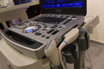 Keyboard of a ultrasound machine
