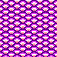 Pinl seamless pattern scales