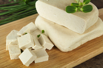 Soybeans and tofu are a good source of protein