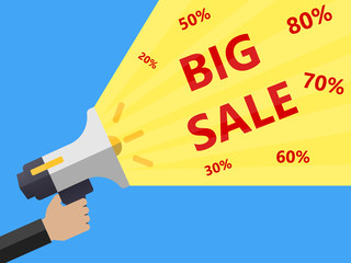 Sale banner template design, Big sale special