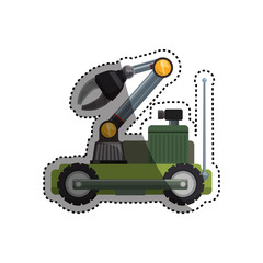 Robot machine technology icon vector illustration graphic design