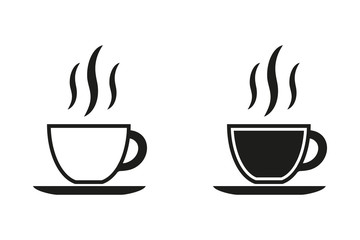 Coffee cup - vector icon.
