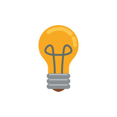 Bulb light energy icon vector illustration graphic design