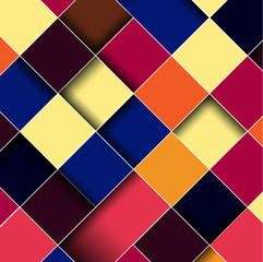 Vector, abstract background with squares, illustration
