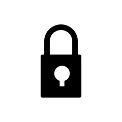 Padlock security symbol icon vector illustration graphic design