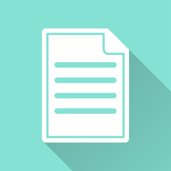 Obraz premium Document - vector icon.
