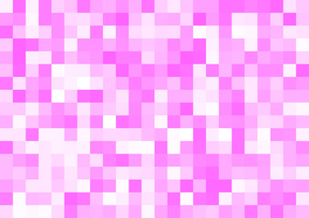 モザイク　四角　マゼンタ