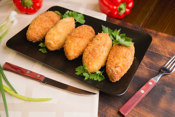 chicken Kiev, meatballs