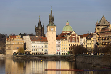 Fototapeta na wymiar View on the Prague Old Town, Czech Republic