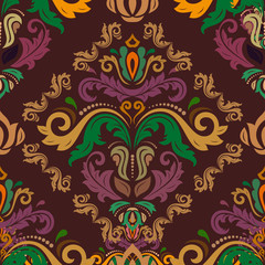 Classic seamless vector pattern. Traditional orient ornament. Classic vintage background