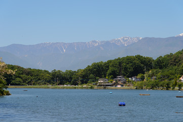 Fototapeta na wymiar 千代田湖 
