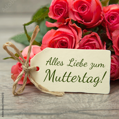 "Rosen zum Muttertag" Imagens e fotos de stock Royalty Free no Fotolia