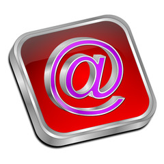 E-Mail Button - 3D illustration