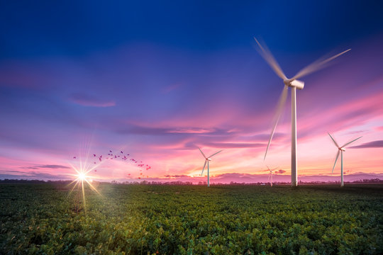 Eolienne &eacute;nergie renouvelable