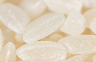 Fototapeta na wymiar white rice as a background