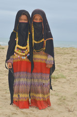 Nomad family of the Rashaida  (Rashaayda) Arab tribe living in Eritrea © robnaw