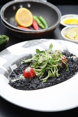 squidink risotto