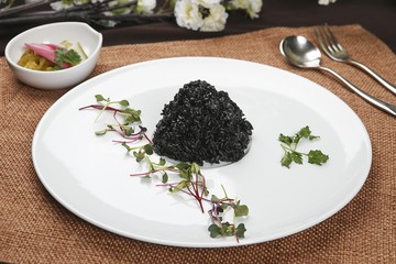 squidink risotto