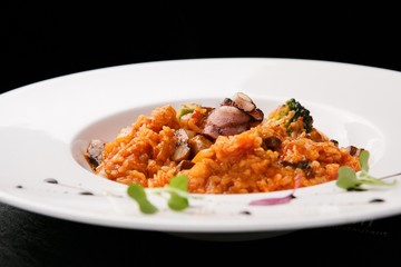 tomato cream risotto