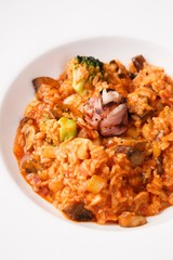 tomato cream risotto