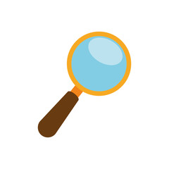 Lupe magnifying glass icon vector illustration graphic design