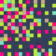 Vector, abstract background with squares, illustration