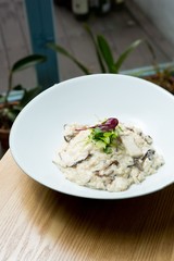 cream risotto