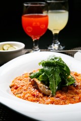 tomato risotto with ade