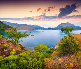 Obraz premium Picturesque Mediterranean seascape in Turkey