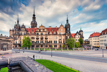 Obraz premium Residence of electors and kings of Saxony in Dresden.