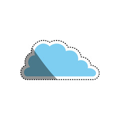 Cloud weather symbol icon vector illustration graphic design