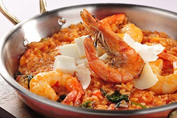 seafood tomato risotto