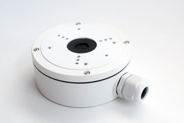 Holder for camera or CCTV isolated on white background