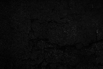 Old black leather texture background.