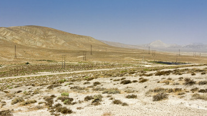 Desert in Azerbaijan near Gobustan