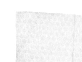 White napkin on a white background