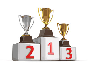 Rewarding. Image with clipping path