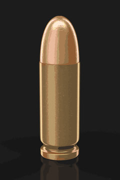 Bullet. Image with clipping path.