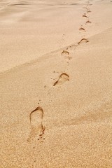 Footsteps in Sand