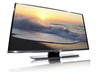 Fototapeta premium TV, monitor, screen isolated on white background.