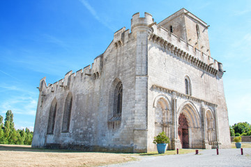Esnandes, église saint Martin. Charentes maritimes, Poitou Charentes, France