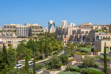 Jerusalem cityscape view.