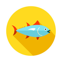 Tuna icon. Fishing. Vacation