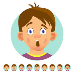 Different human emotions