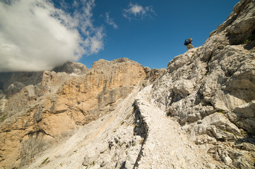 sentieri in alta montagna