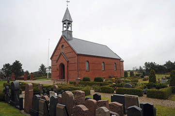 Kirche in Dänemark - Südjütland im Bezirk Varde