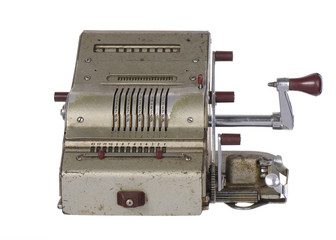 the old adding machine antique calculator meta mechanism