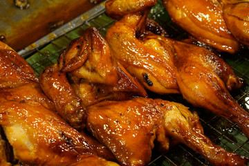Grilled chicken in thailand